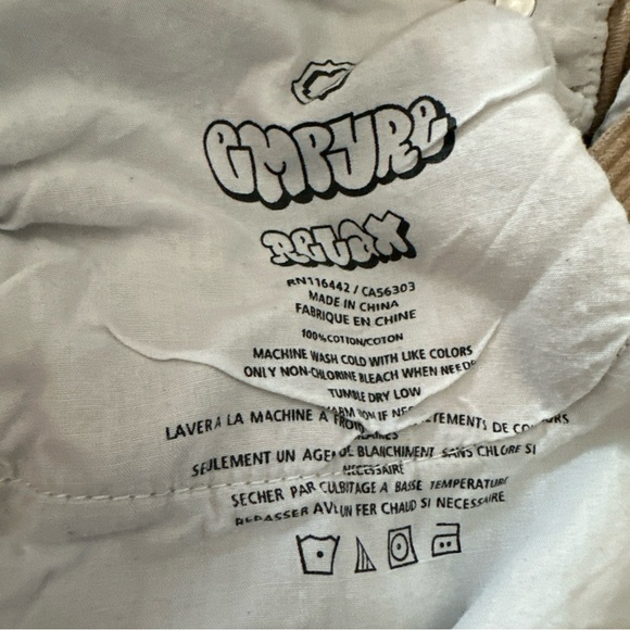 Empyre Khaki Size 30x26 Corduroy Relax Fit Pants Casual Men's - Picture 6 of 6